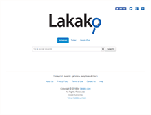 Tablet Screenshot of lakako.com